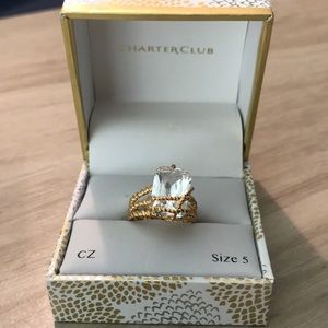 Charter Club CZ size 5/6 ring